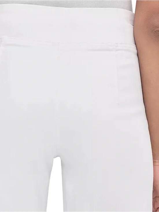 Frame Denim Women's Jetset Crop High Rise Wide-Leg White Cropped Pants NEW - Picture 5 of 8